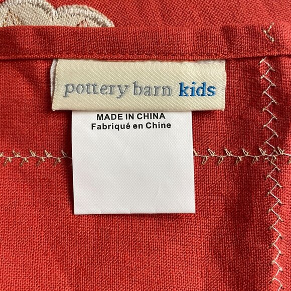 Pottery Barn Kids Turkey Applique Table Runner 17x70"  Thanksgiving Fall Deco - Picture 4 of 8